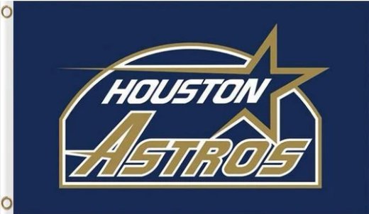 Houston Astros flag 3X5Ft Banner USA Polyester with Brass Grommets - 27