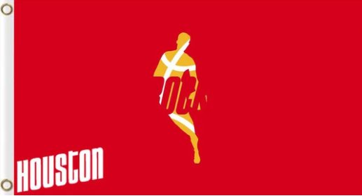 Houston Rockets Basketball US Sport Flag 3X5Ft Polyester Banner USA Digital Print