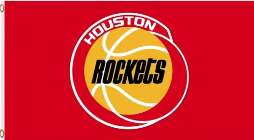 Houston Rockets Custom US Flag 3X5Ft Polyester Banner USA Digital Print