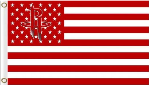 Houston Rockets US Club Flag 3X5Ft Polyester Banner USA Digital Print