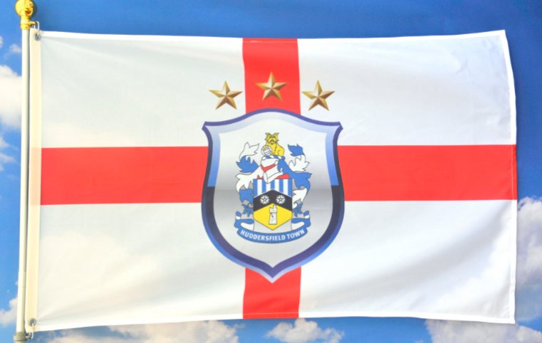 Huddersfield Town Football Club Flag 3x5ft Banner Polyester