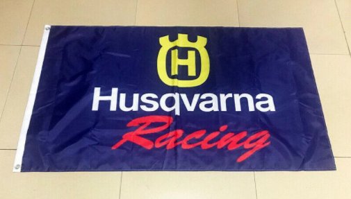Husqvarna Motorcycles Racing Blue Flag 3X5 Ft Polyester Banner USA 90x150cm