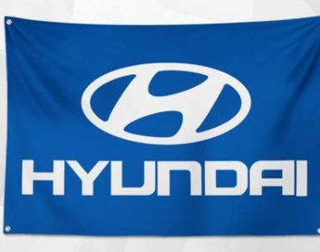 Hyundai Car Racing Flag 3X5 Ft Polyester Banner USA 90x150cm