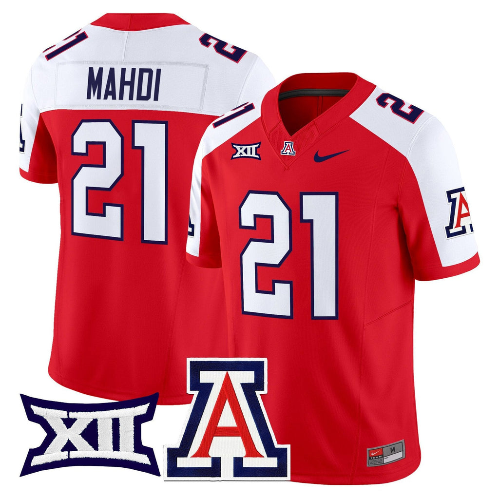 Ismail Mahdi Jersey #21 Arizona Wildcats 2025 Limited Stitched Red Alternate