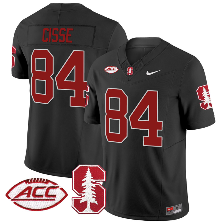 Ismael Cisse Jersey #84 Stanford Cardinal Vapor Limited College Football Stitched Crimson Alternate