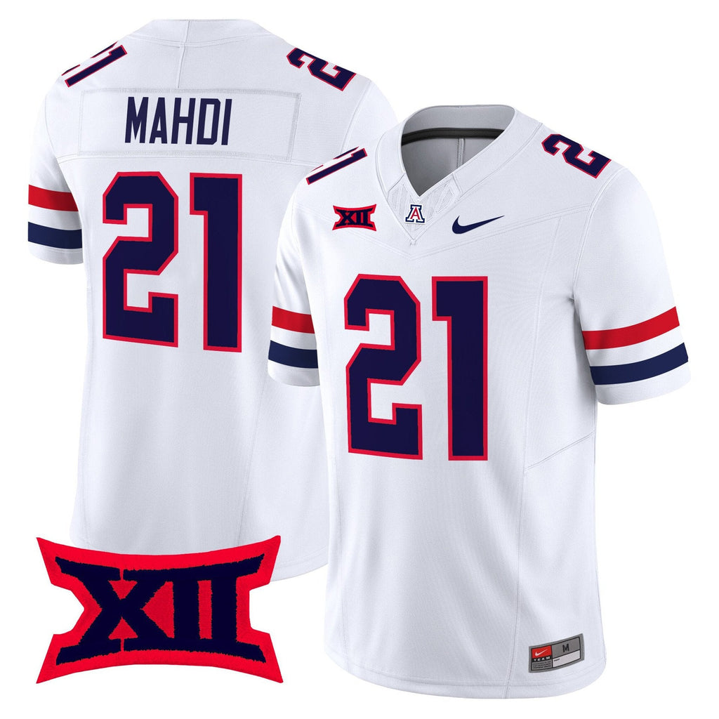 Ismail Mahdi Jersey #21 Arizona Wildcats 2025 Vapor Limited Stitched White