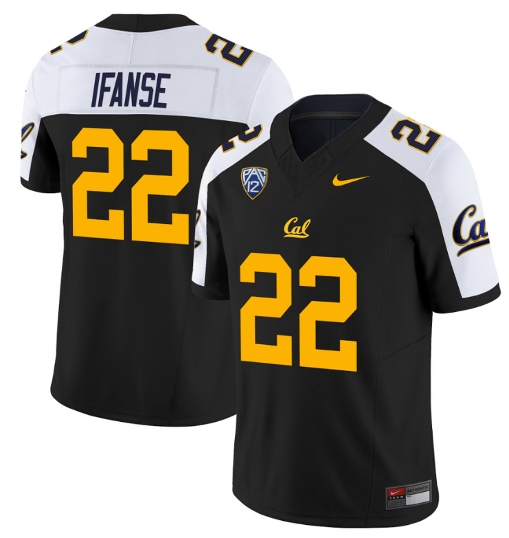 Jared Goff Lions Jersey #21 California Golden Bears Split Vapor Limited Stitched