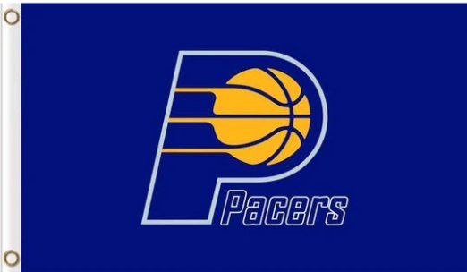 Indiana Pacers Custom US Sport Basketball Club Blue Flag 3X5Ft Polyester Banner USA Digital Print