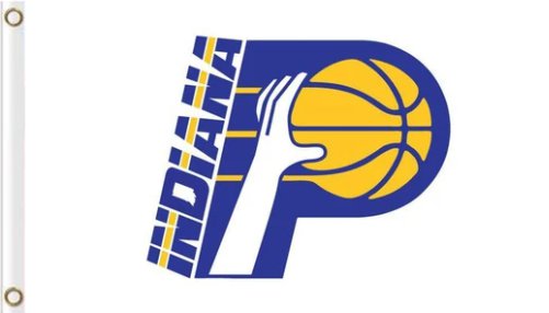 Indiana Pacers Custom US Sport White Flag 3X5Ft Polyester Banner USA Digital Print