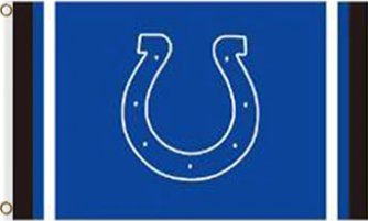Indianapolis Colts Sports US Vertical Flag 3X5 Ft Polyester Banner USA 90x150cm