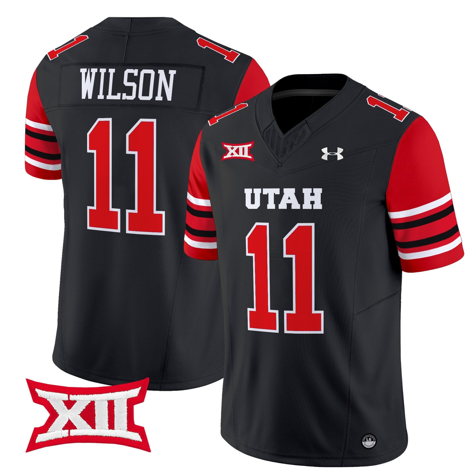 Isaac Wilson Jersey #11 Utah Utes 2025 Vapor Limited Stitched Black
