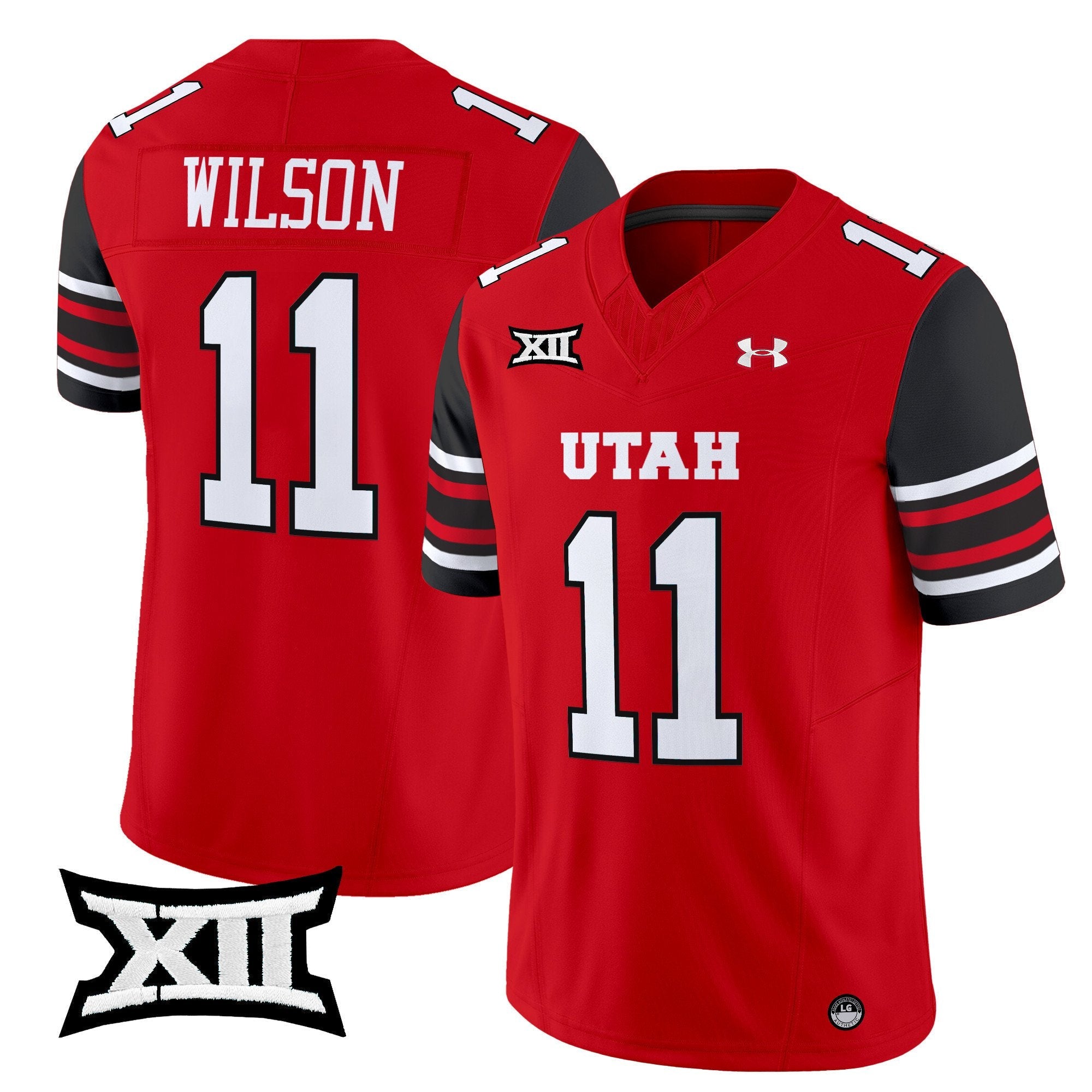 Isaac Wilson Jersey #11 Utah Utes 2025 Vapor Limited Stitched Red