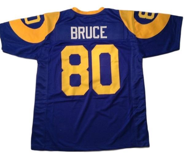Isaac Bruce Jersey #80 Custom Unsigned Football Stitched Blue