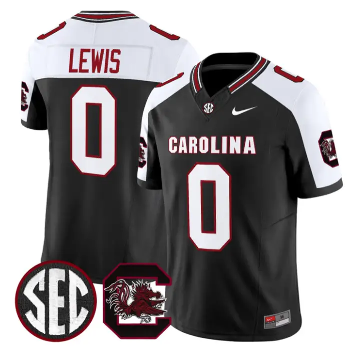 Iveon Lewis Jersey #0 South Carolina Gamecocks 2026 Stitched