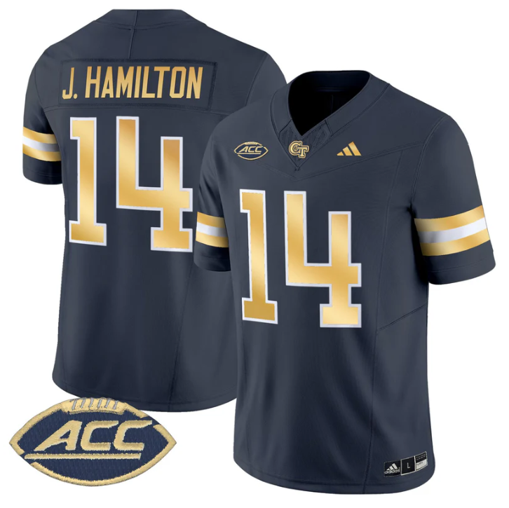 Joe Hamilton Jersey #14 Georgia Tech Yellow Jackets 2025 Stitched