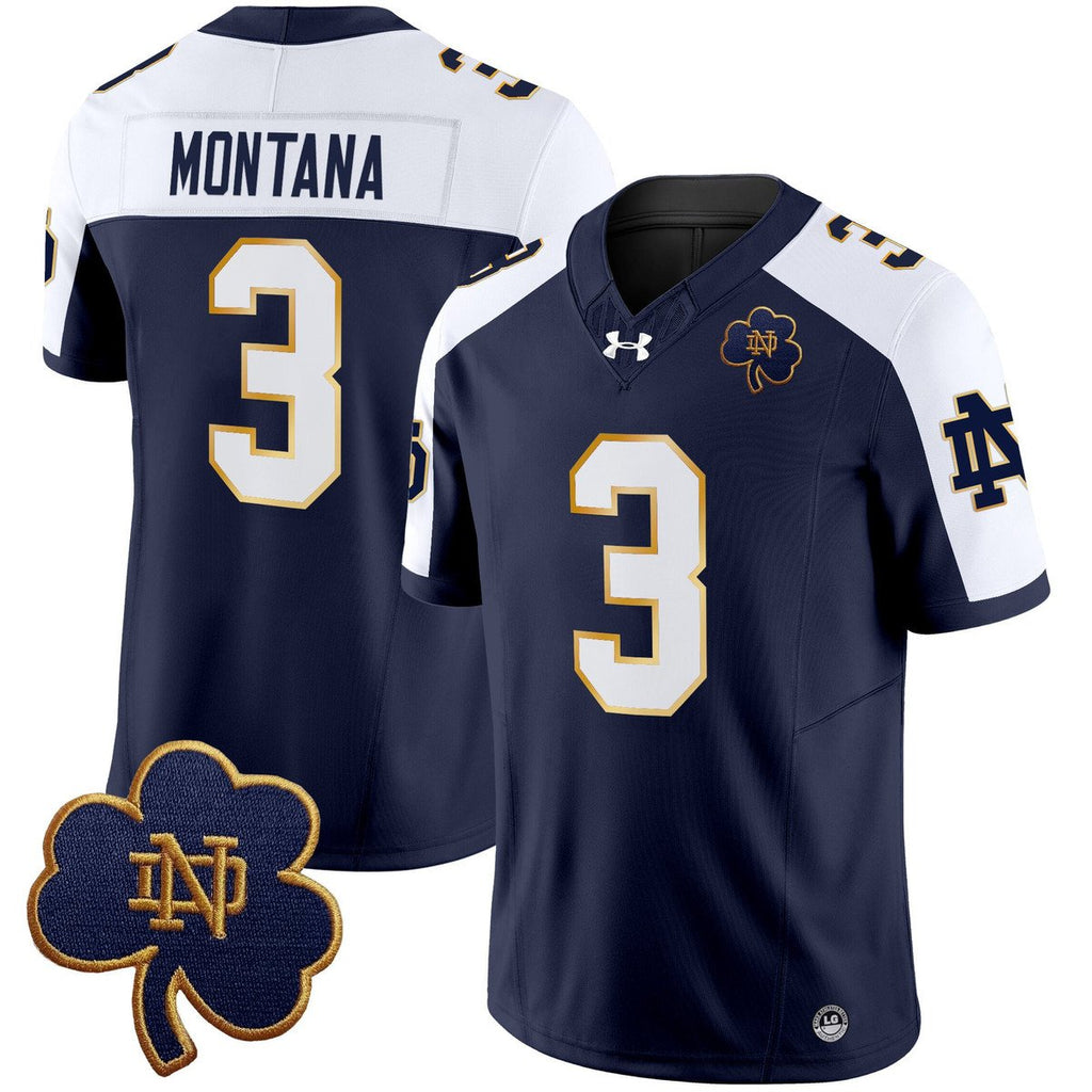 Joe Montana Jersey #3 Notre Dame 2025 Vapor Limited V3 Stitched Alter