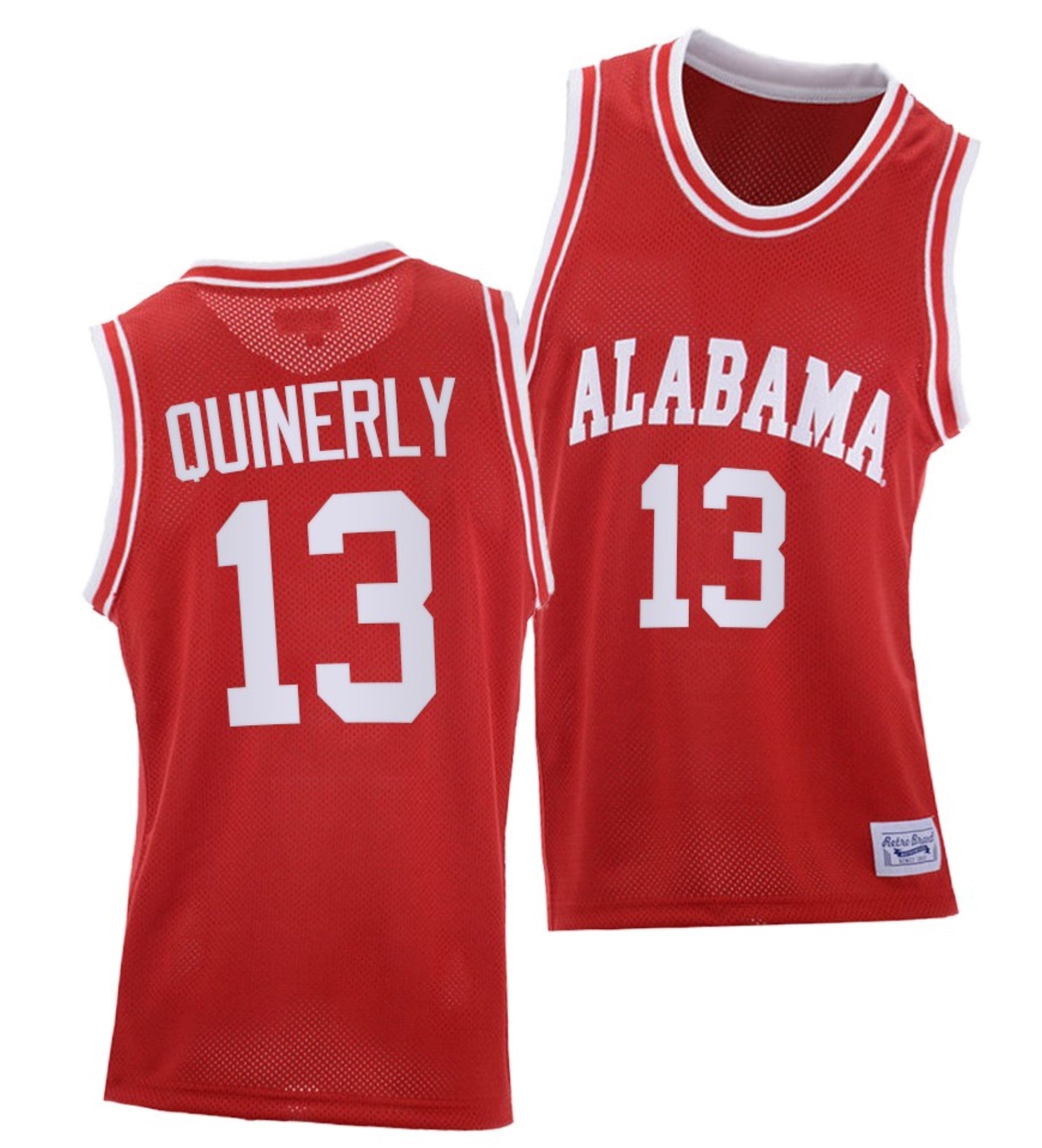 Jahvon Quinerly Jersey Alabama Crimson Tide College Basketball Red Throwback #13