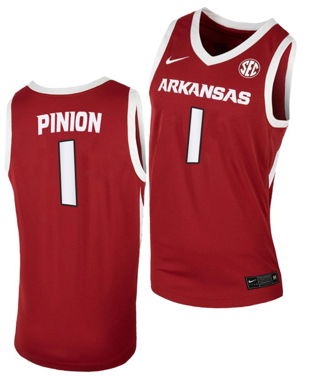 Joseph Pinion Jersey Arkansas Razorbacks College Basketball #1