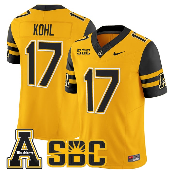 JJ Kohl Jersey #17 App State Mountaineers 2025 Vapor Limited Stitched