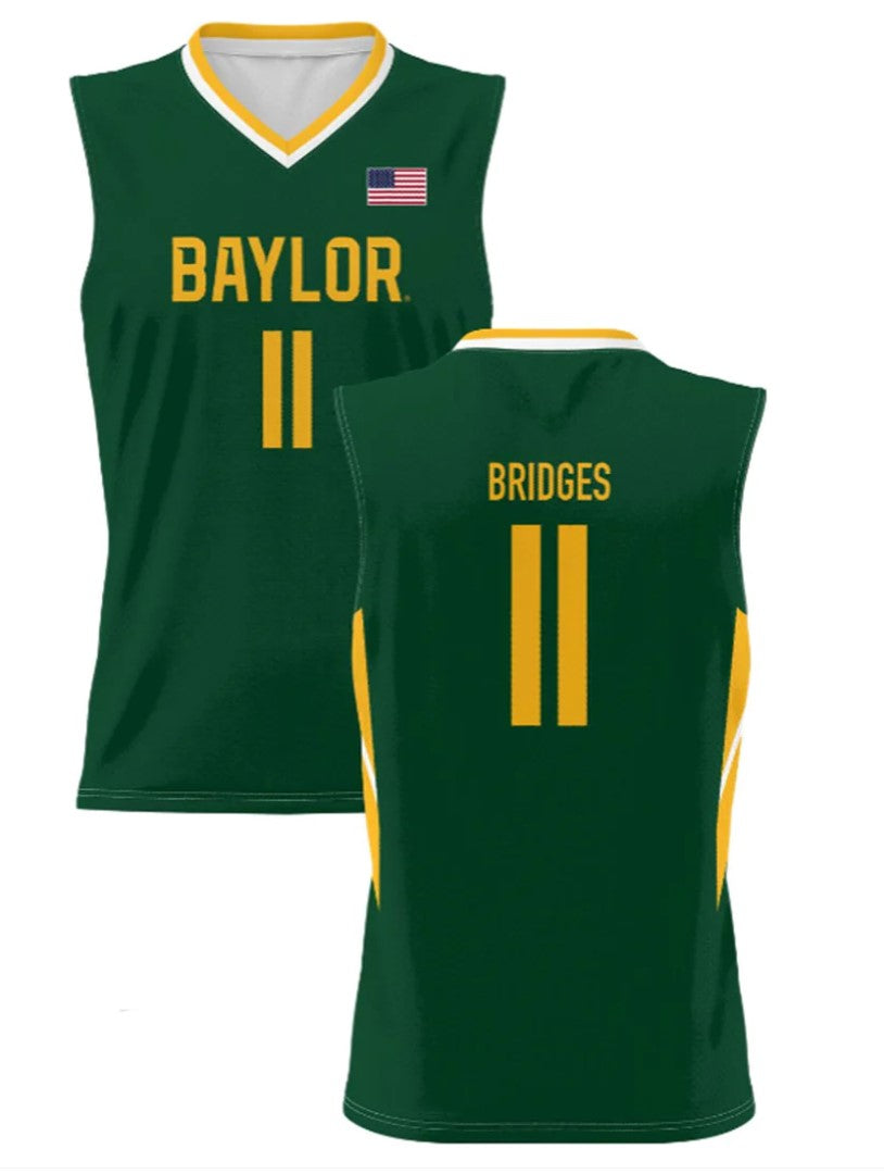 Jalen Bridges Jersey Baylor Bears College Basketball #11