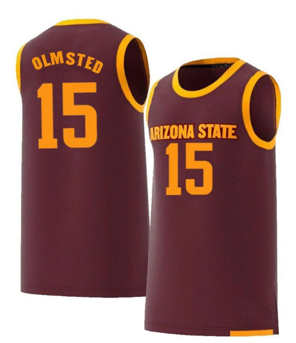 John Olmsted Jersey #15 Arizona State Sun Devils College Basketball