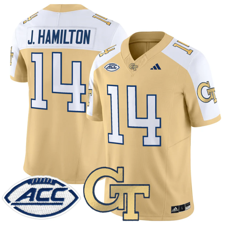 Joe Hamilton Jersey #14 Georgia Tech Yellow Jackets 2025 Stitched