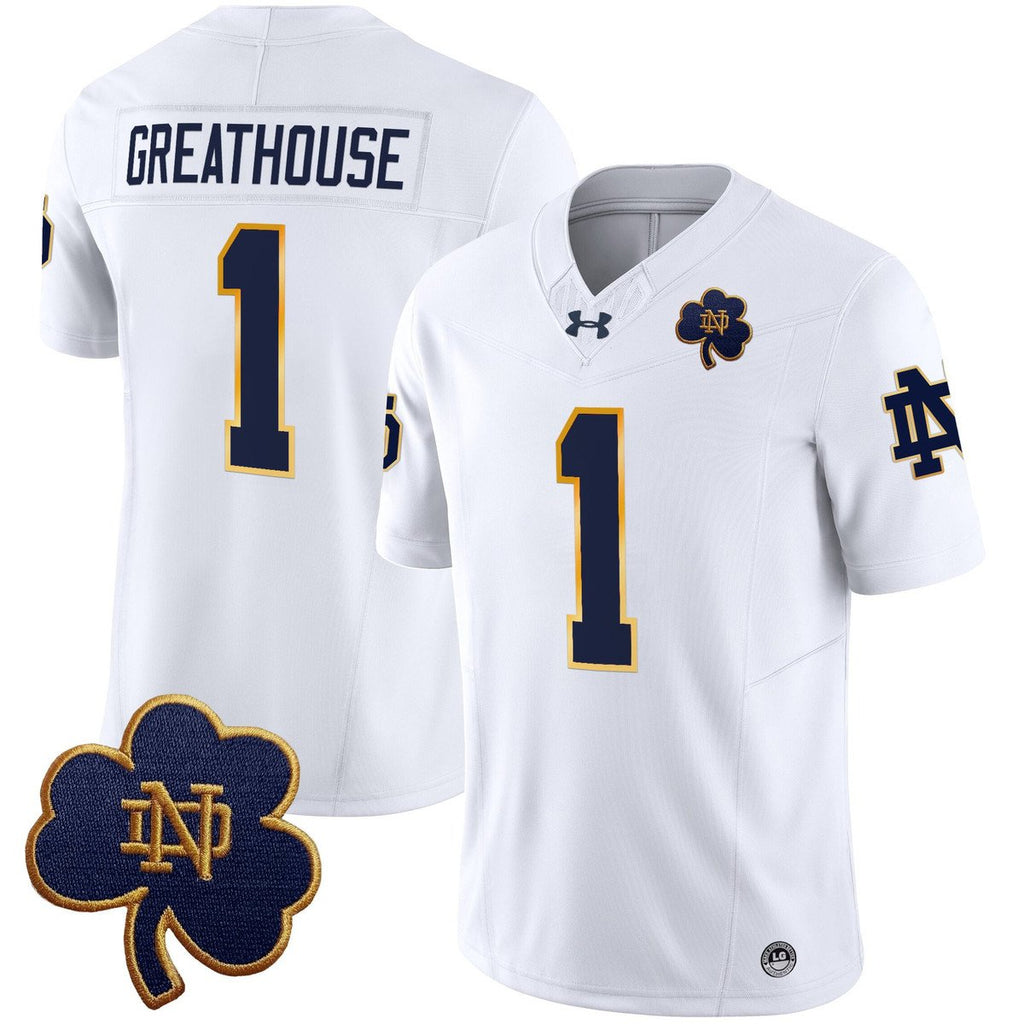 Jeremiyah Love Jersey #4 Notre Dame 2025 Vapor Limited V3 Stitched Alter