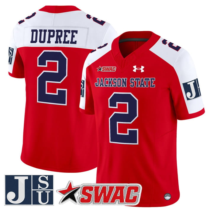 Ja'Naylon Dupree Jersey #2 Jackson State Tigers 2025 Limited Stitched