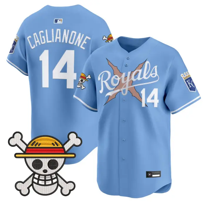 Jac Caglianone Jersey #14 Kansas City Royals One Piece Premier Stitched