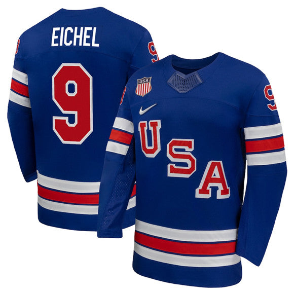 Jack Eichel Jersey #9 USA Premium 2026 All Stitched