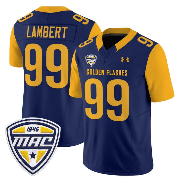 Jack Lambert Jersey #99 Kent State Golden Flashes 2025 Stitched