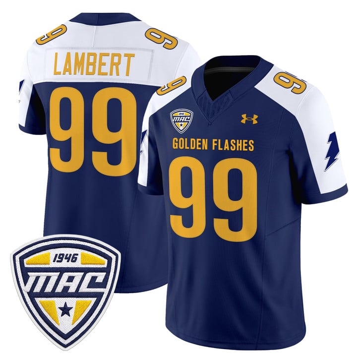Jack Lambert Jersey #99 Kent State Golden Flashes 2025 Stitched
