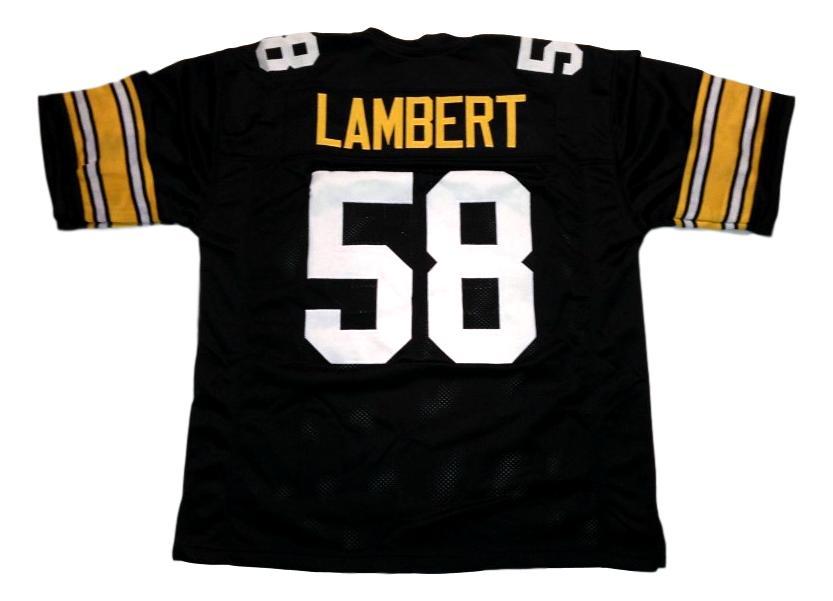 Jack Lambert Jersey #58 Custom Unsigned Football Stitched Black