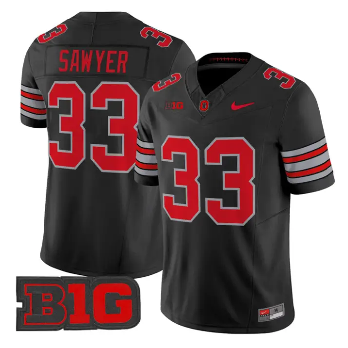 Jack Sawyer Jersey #33 Ohio State 2026 Tunnel Vision Limited Stitched