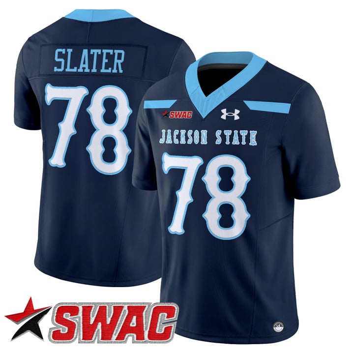 Jackie Slater Jersey #78 Jackson State Tigers 2025 Vapor V2 Stitched