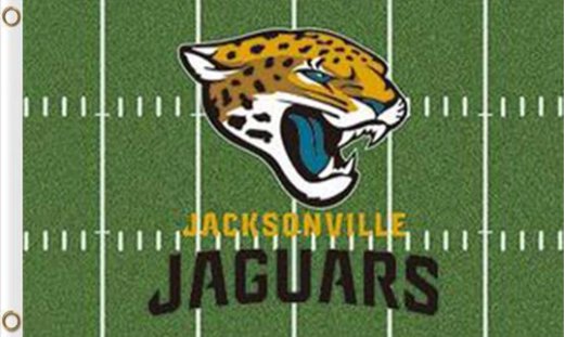 Jacksonville Jaguars Green Flag 3X5 Ft Polyester Banner USA 90x150cm