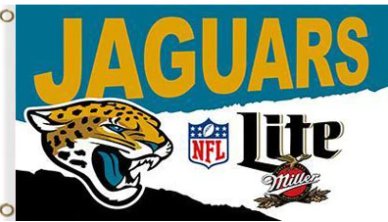 Jacksonville Jaguars Lite Flag 3X5 Ft Polyester Banner USA 90x150cm