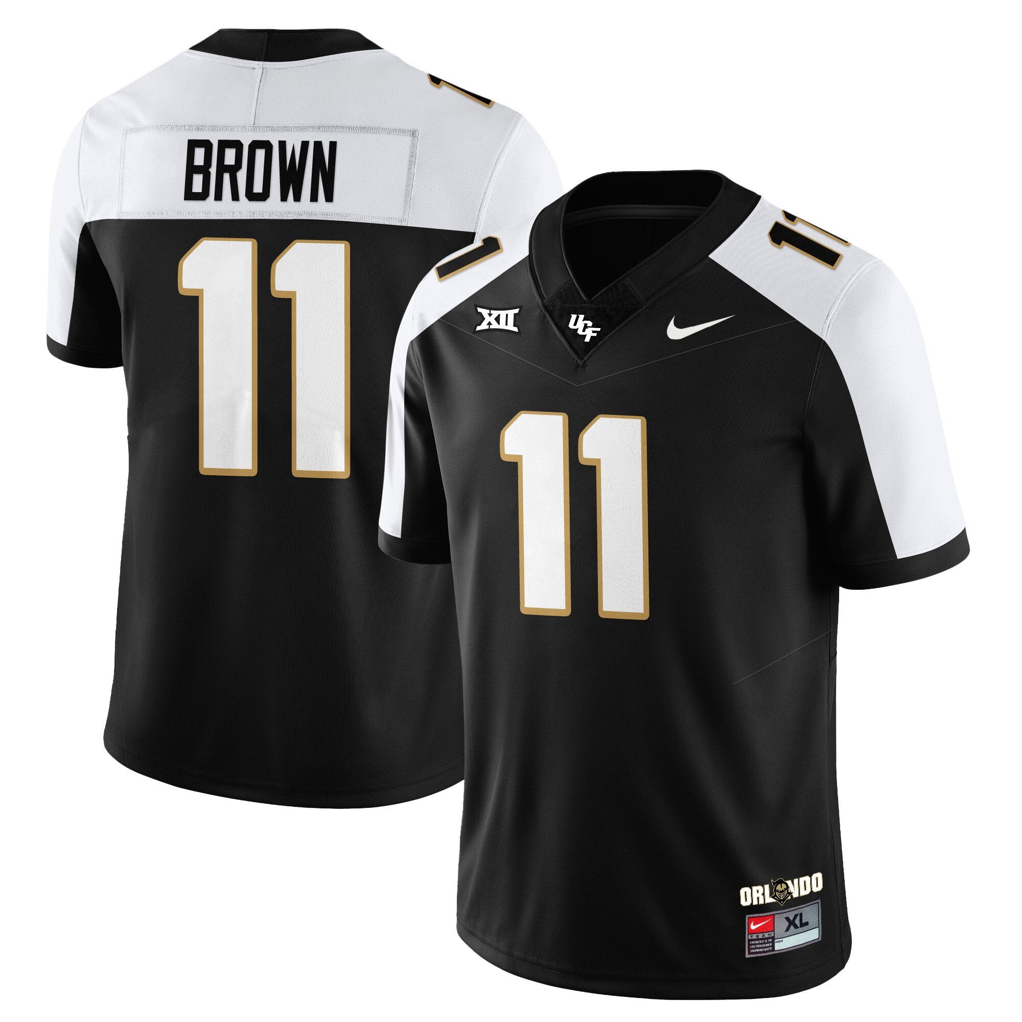 Jacurri Brown Jersey #11 UCF Football 2025 Core Uniforms Stitched Alternate