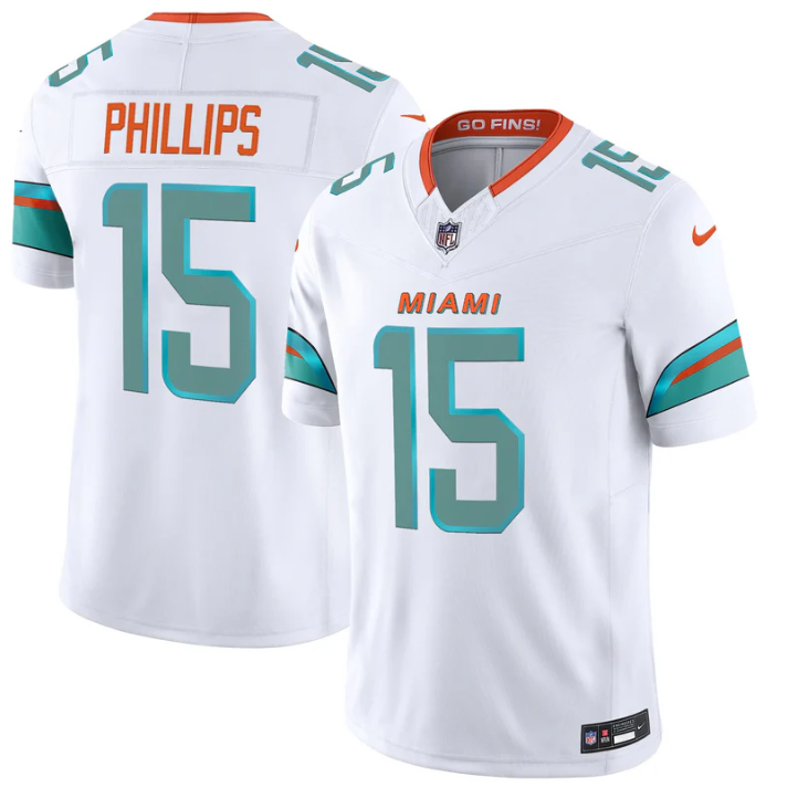 Jaelan Phillips Jersey #15 Rivalries 2025 Vapor Limited Stitched