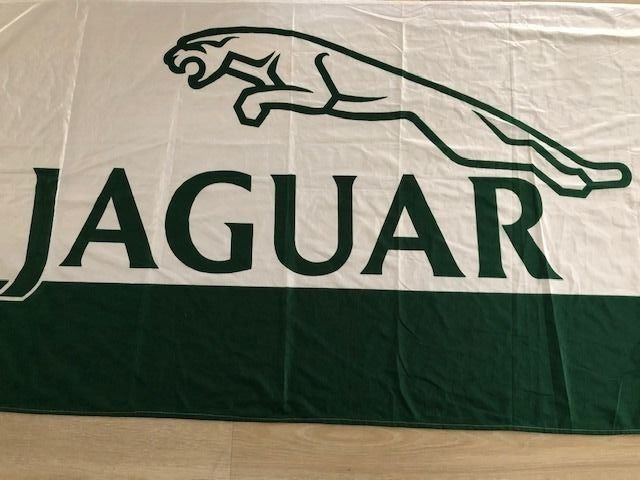 Jaguar Racing Sport Blue White Flag 3X5 Ft Polyester Banner USA 90x150cm