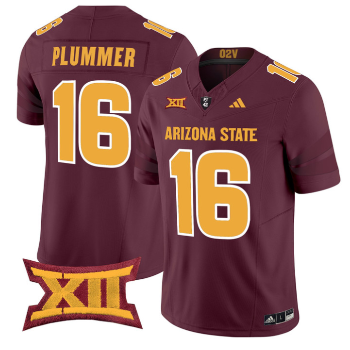 Jake Plummer Jersey #16 Arizona State Sun Devils 2025 Limited Stitched Maroon
