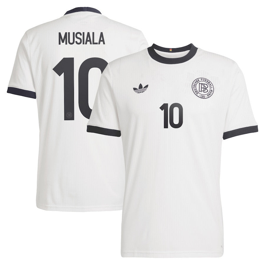Jamal Musiala 10 Germany National Team 125th Anniversary Men Jersey – White
