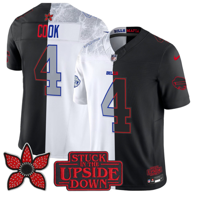 James Cook III Jersey #4 Upside Down Edition Vapor Limited Stitched
