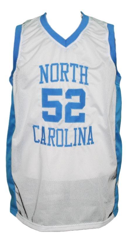 James Worthy Jersey #52 North Carolina College Basketball Sewn White