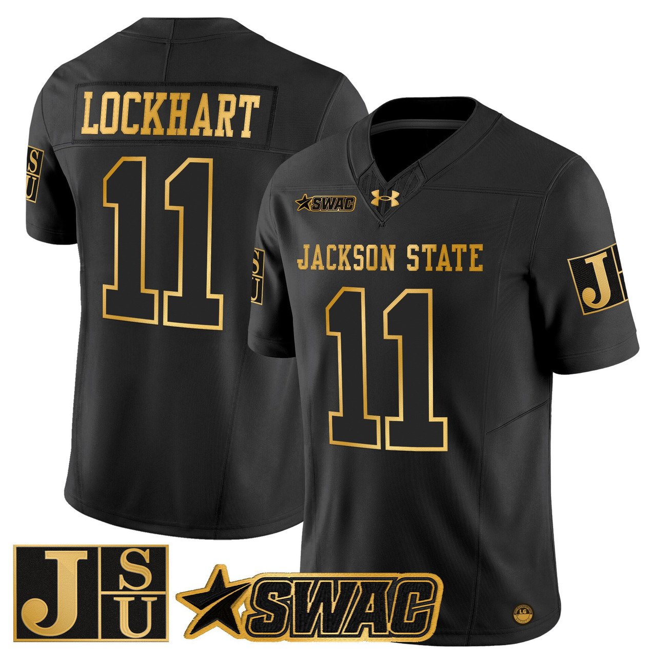 Jared Lockhart Jersey #11 Jackson State Tigers 2025 Vapor Stitched