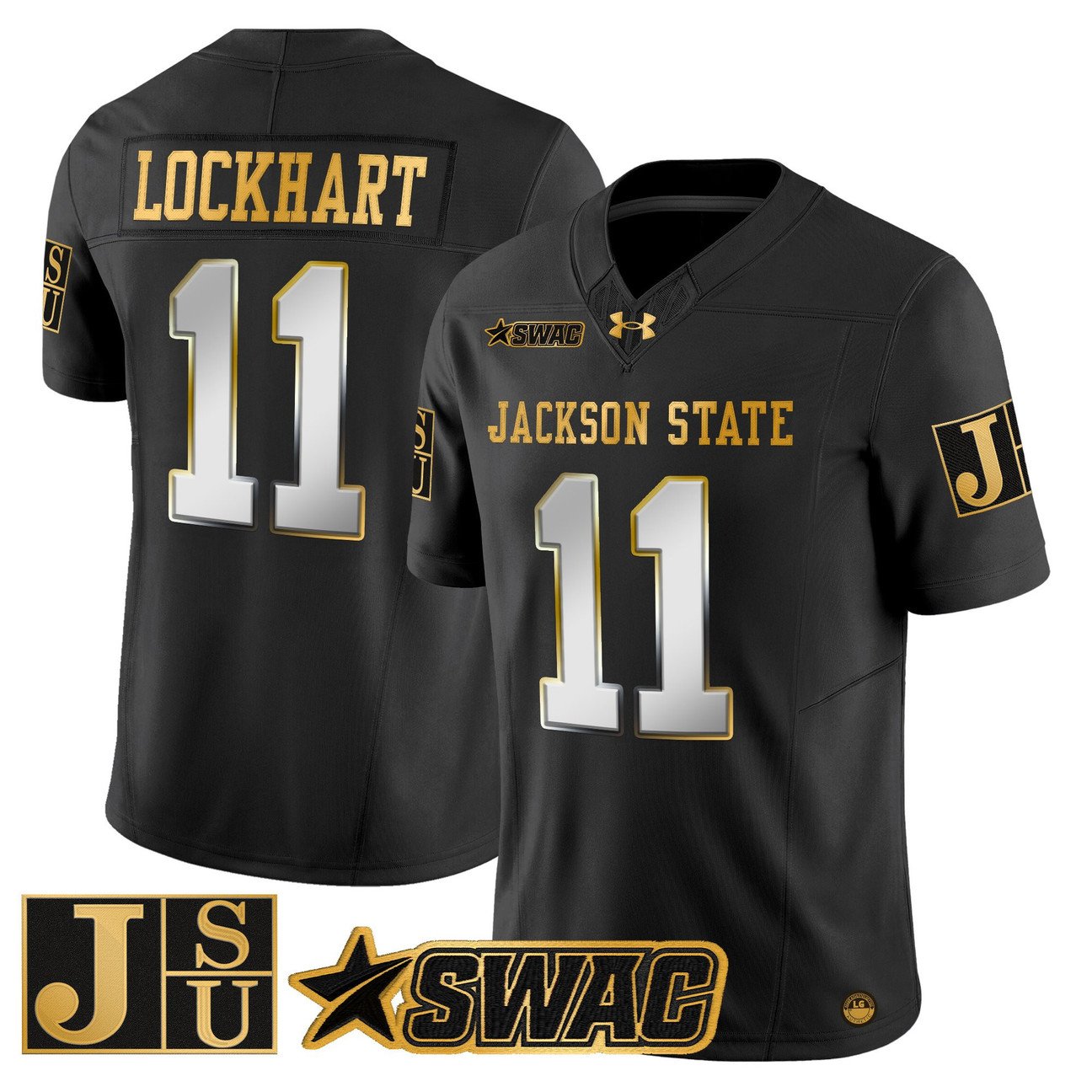 Jared Lockhart Jersey #11 Jackson State Tigers 2025 Vapor Stitched
