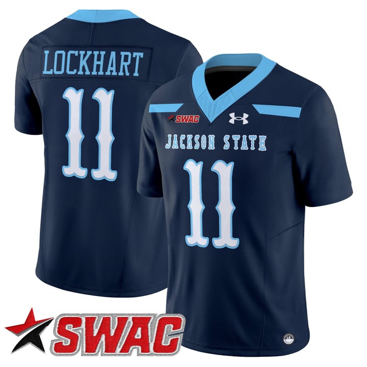 Jared Lockhart Jersey #11 Jackson State Tigers 2025 Vapor V2 Stitched