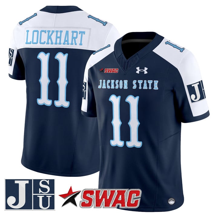 Jared Lockhart Jersey #11 Jackson State Tigers 2025 Vapor V2 Stitched