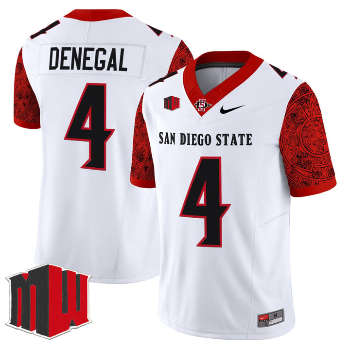 Jayden Denegal Jersey #4 San Diego State Aztecs 2025 Limited Stitched