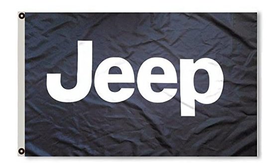 Jeep Black Flag 3X5 Ft Polyester Banner USA 90x150cm